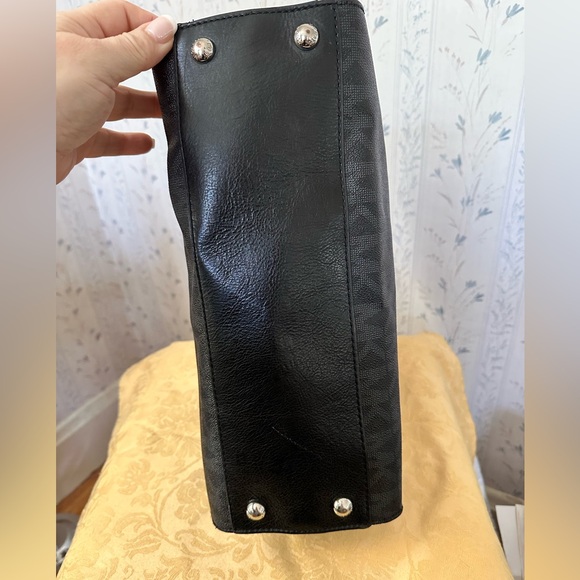 Michael Kors Black Leather Satchel - Picture 7 of 16